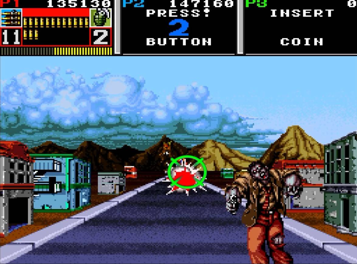 Beast Busters - геймплей игры Arcade